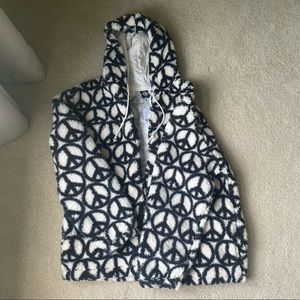 NWT PacSun peace sign jacket